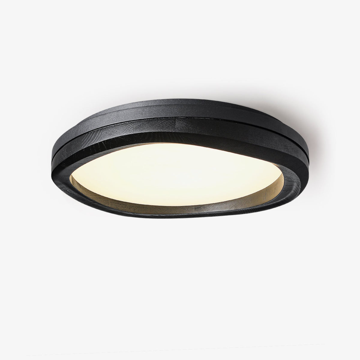 Artalis fladlampe i valnøddetræ