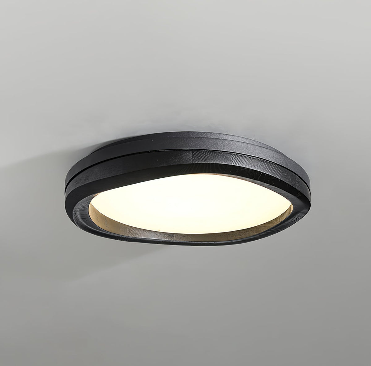 Artalis fladlampe i valnøddetræ