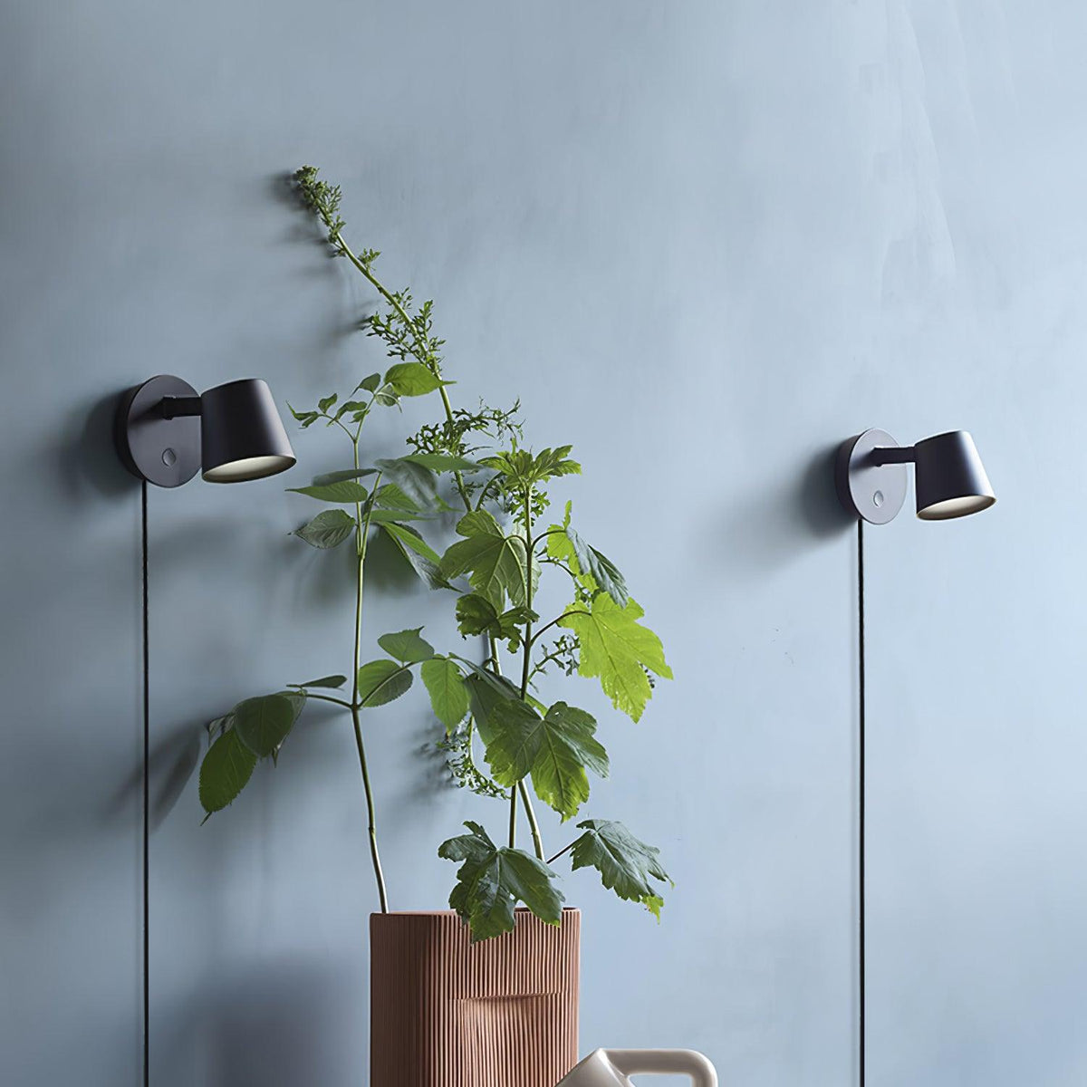 Tirwen moderne minimalistisk væglampe med stik