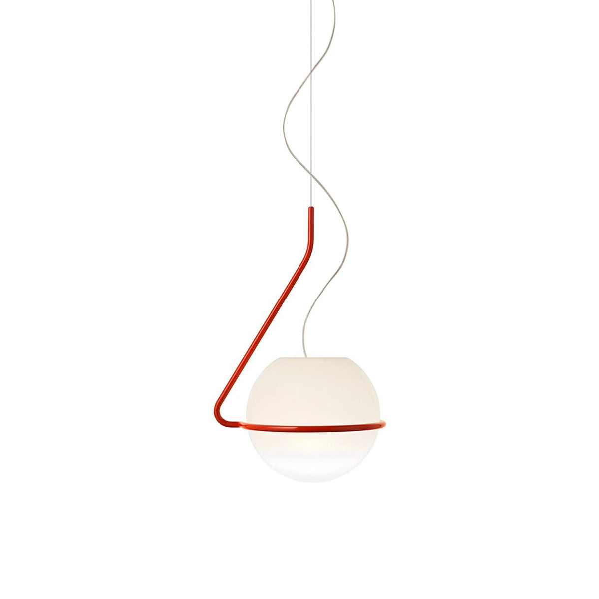 Minimalistisk cirkelformad pendellampa