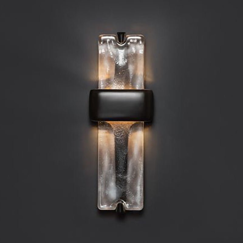 Ilmara exklusiv nordisk konstnärlig vägglampa i glas