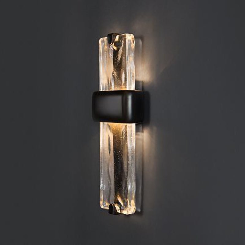 Ilmara exklusiv nordisk konstnärlig vägglampa i glas
