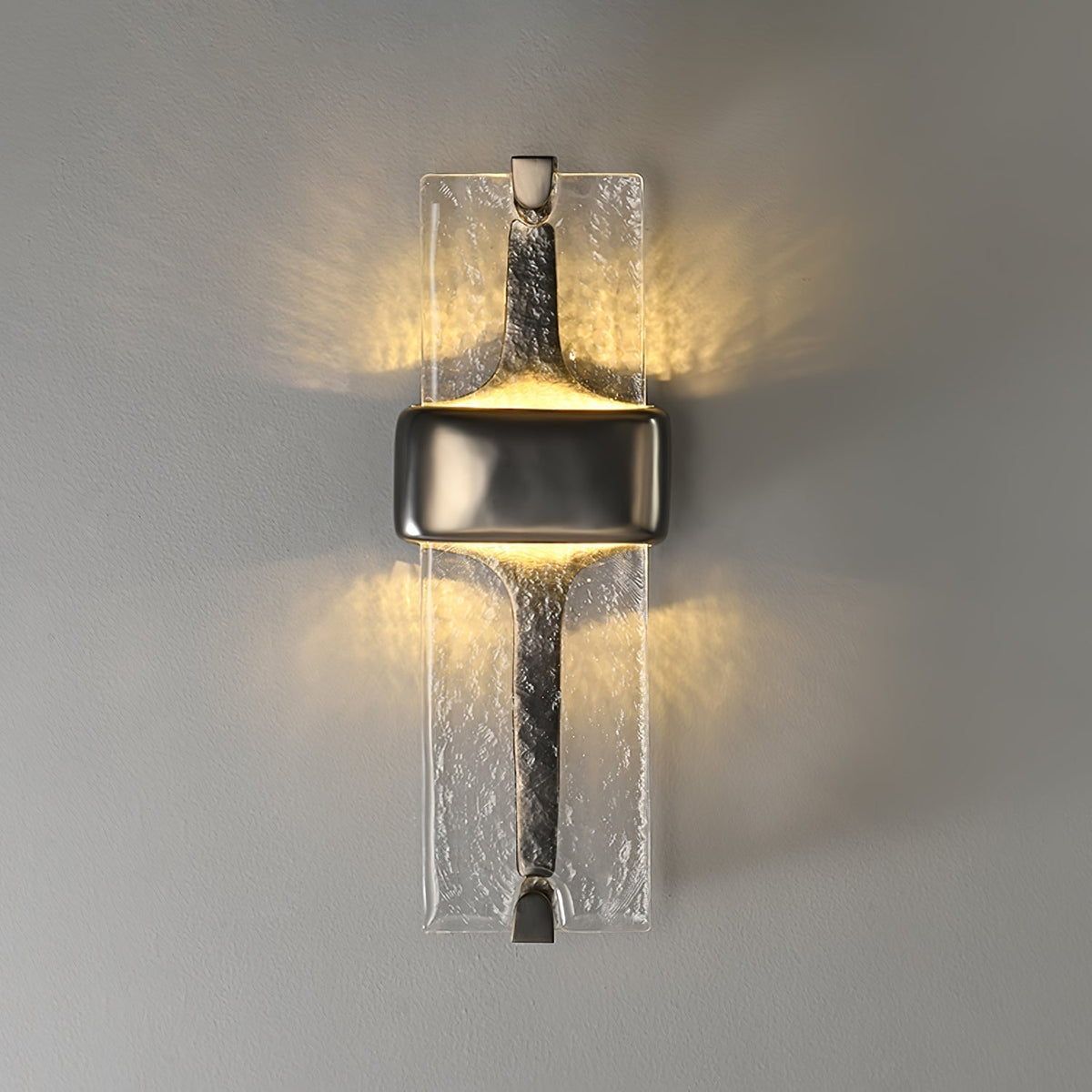 Ilmara exklusiv nordisk konstnärlig vägglampa i glas