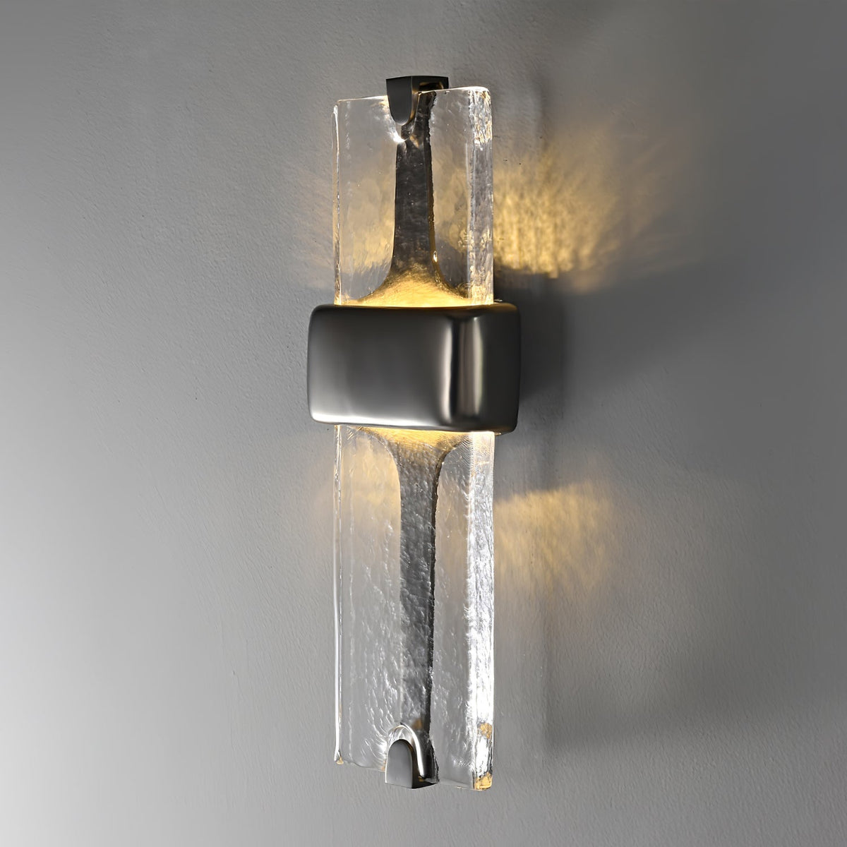 Ilmara exklusiv nordisk konstnärlig vägglampa i glas