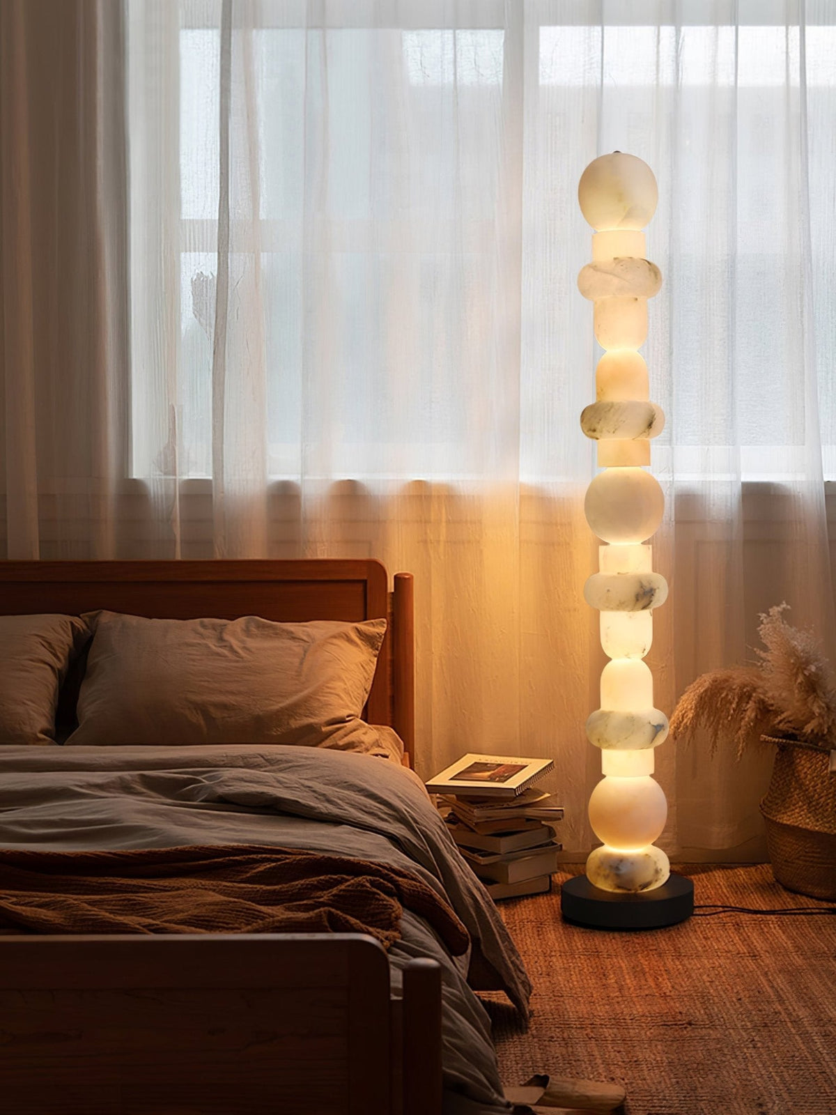 Nostix golvlampa i alabaster