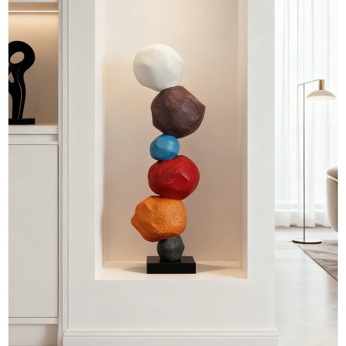 Totem Balance-kunstskulptur