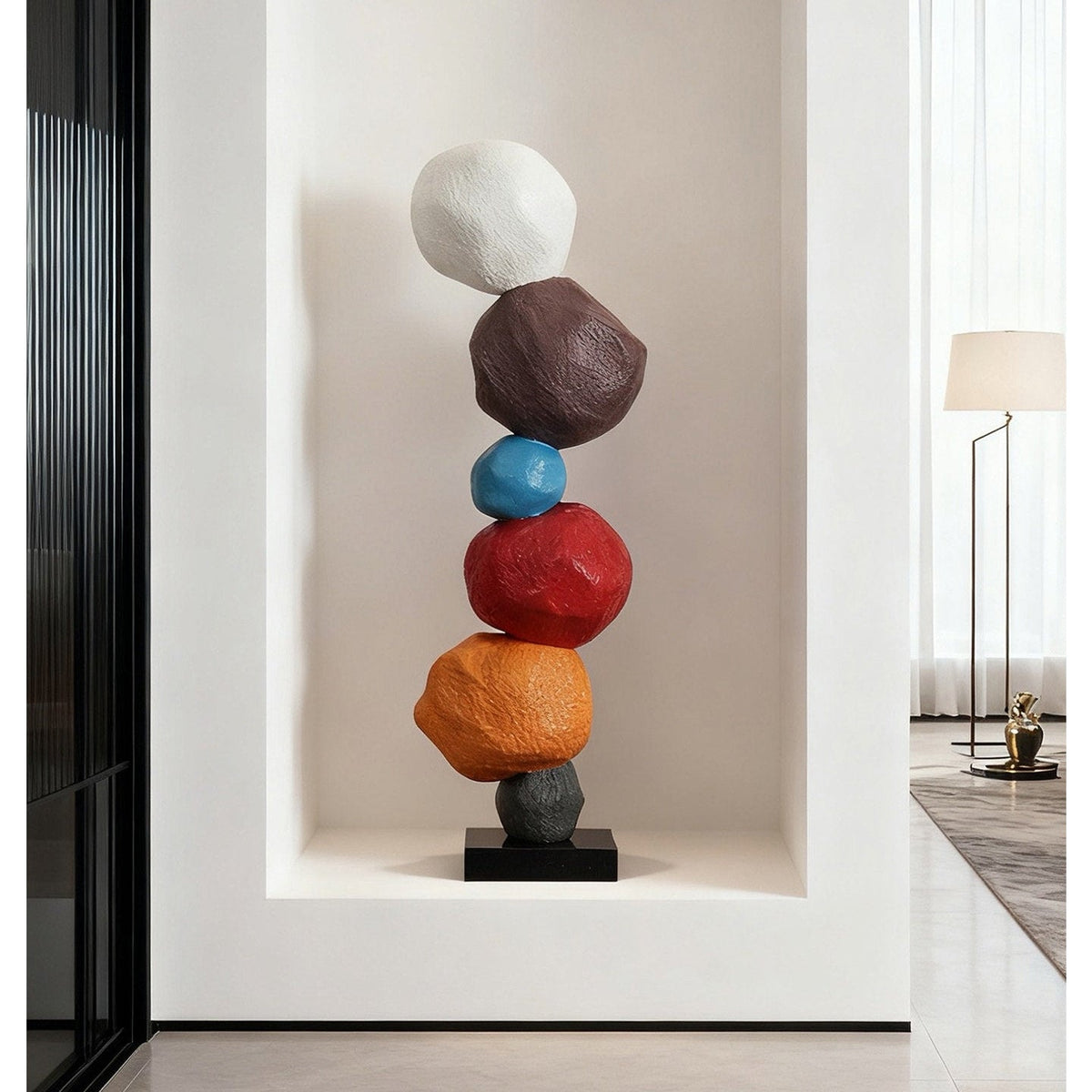 Totem Balance-kunstskulptur