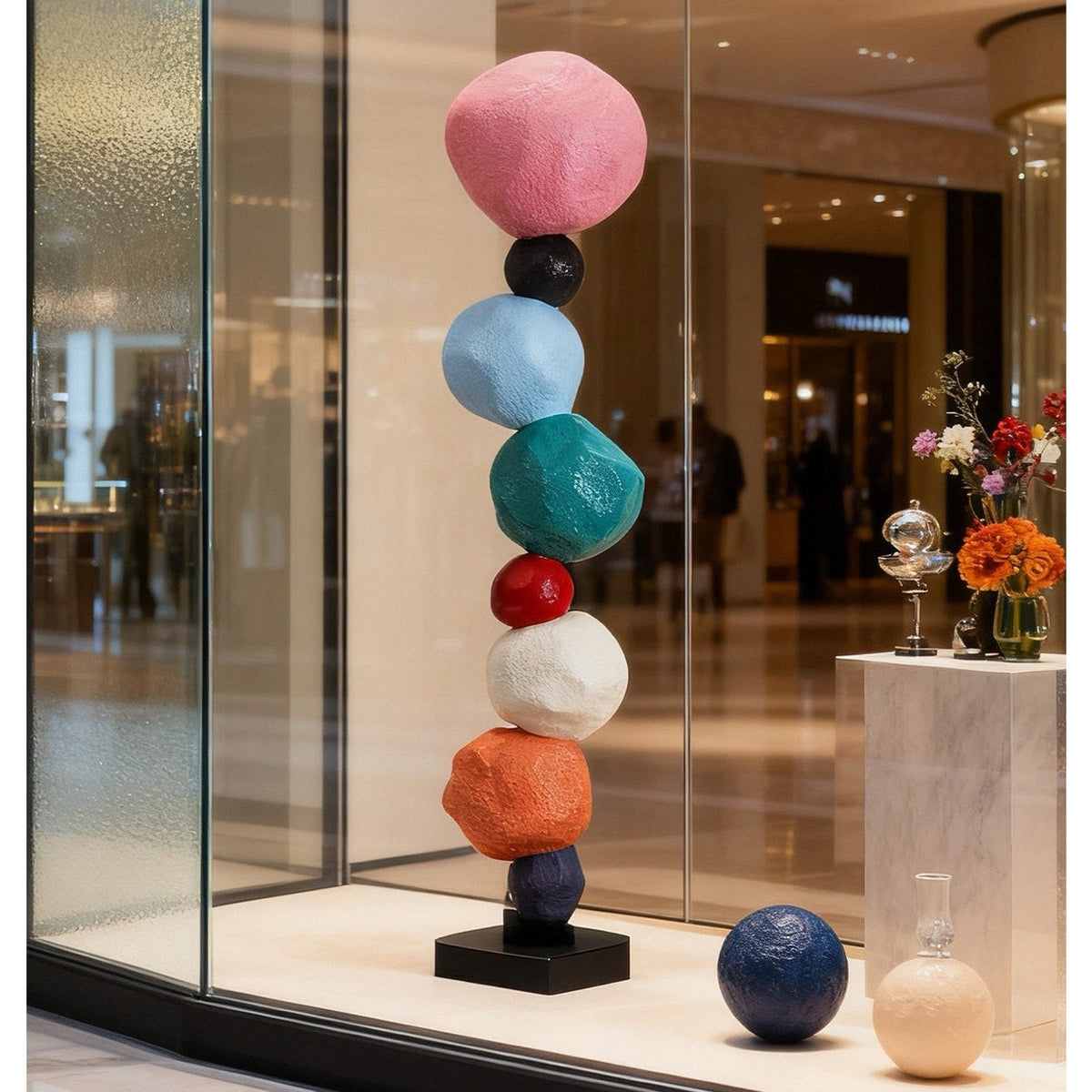 Totem Balance-kunstskulptur