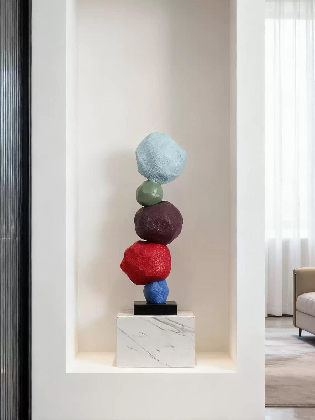Totem Balance-kunstskulptur