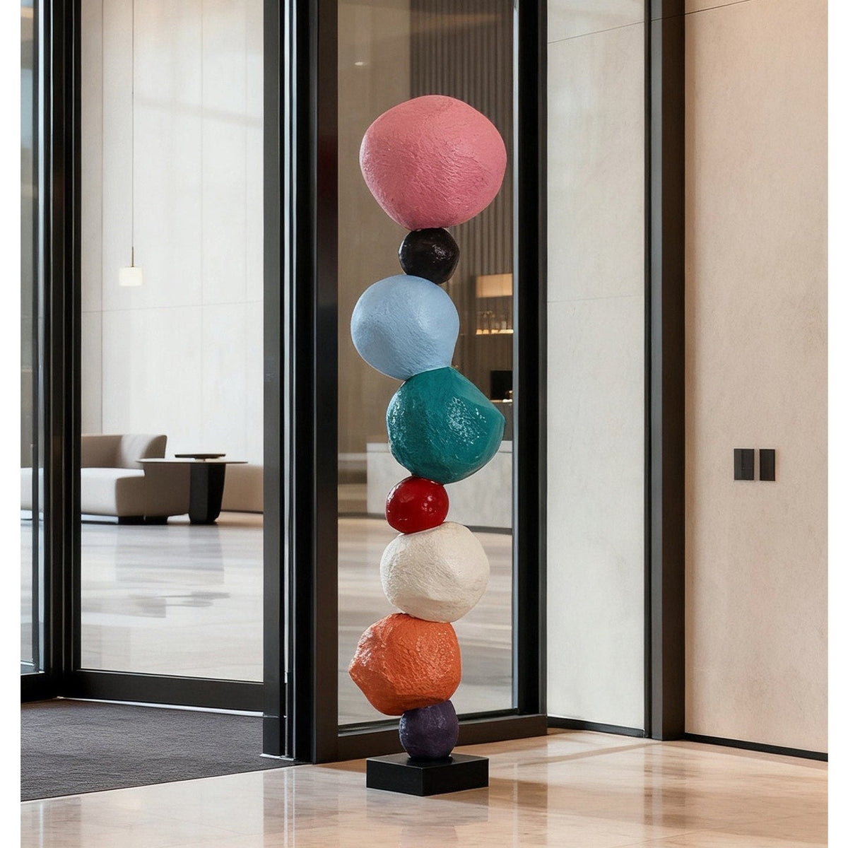 Totem Balance-kunstskulptur