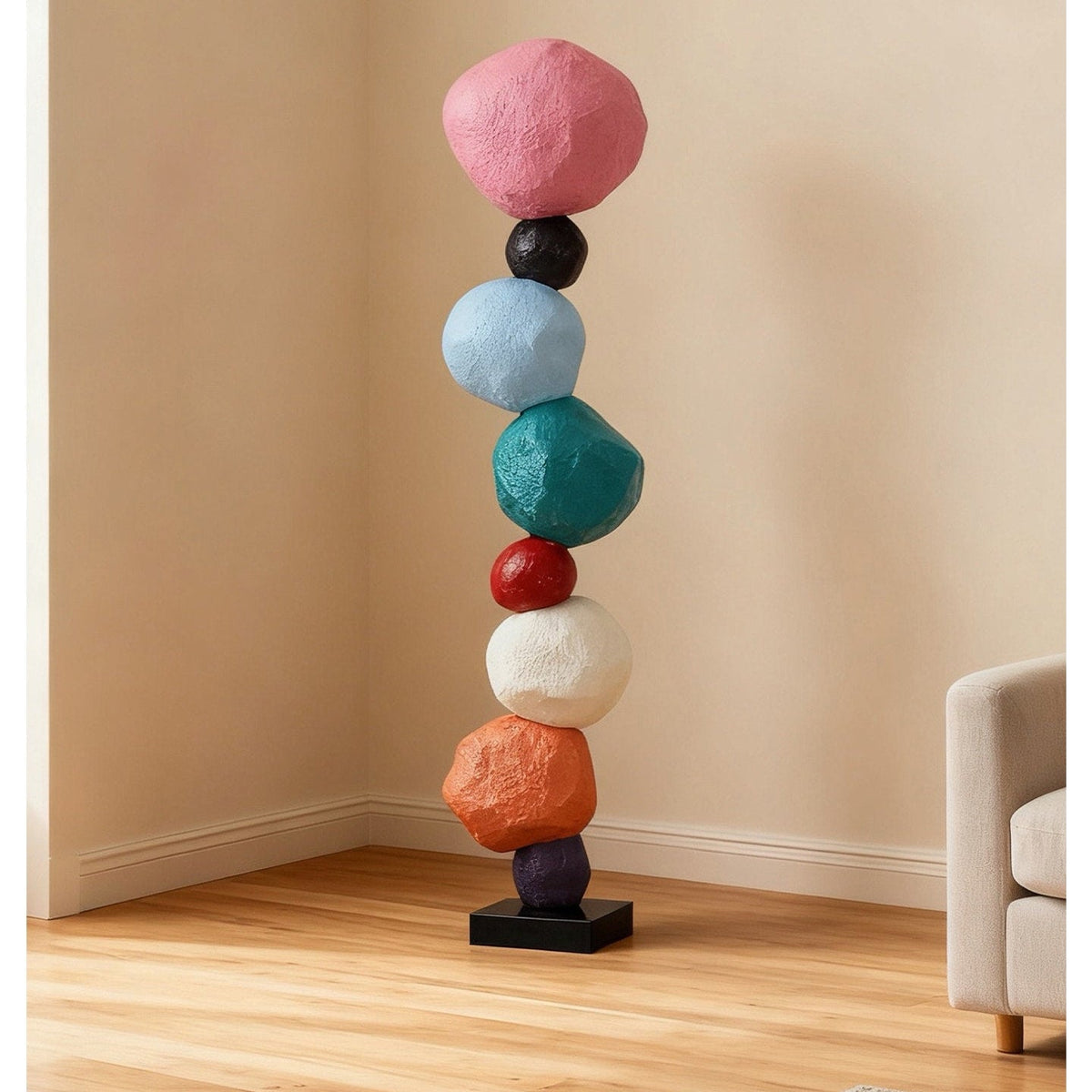 Totem Balance-kunstskulptur