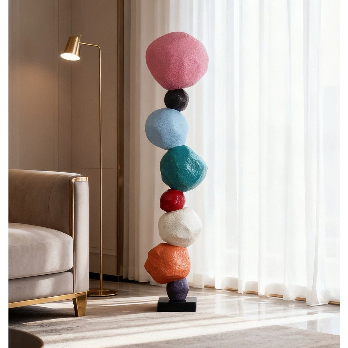 Totem Balance-kunstskulptur