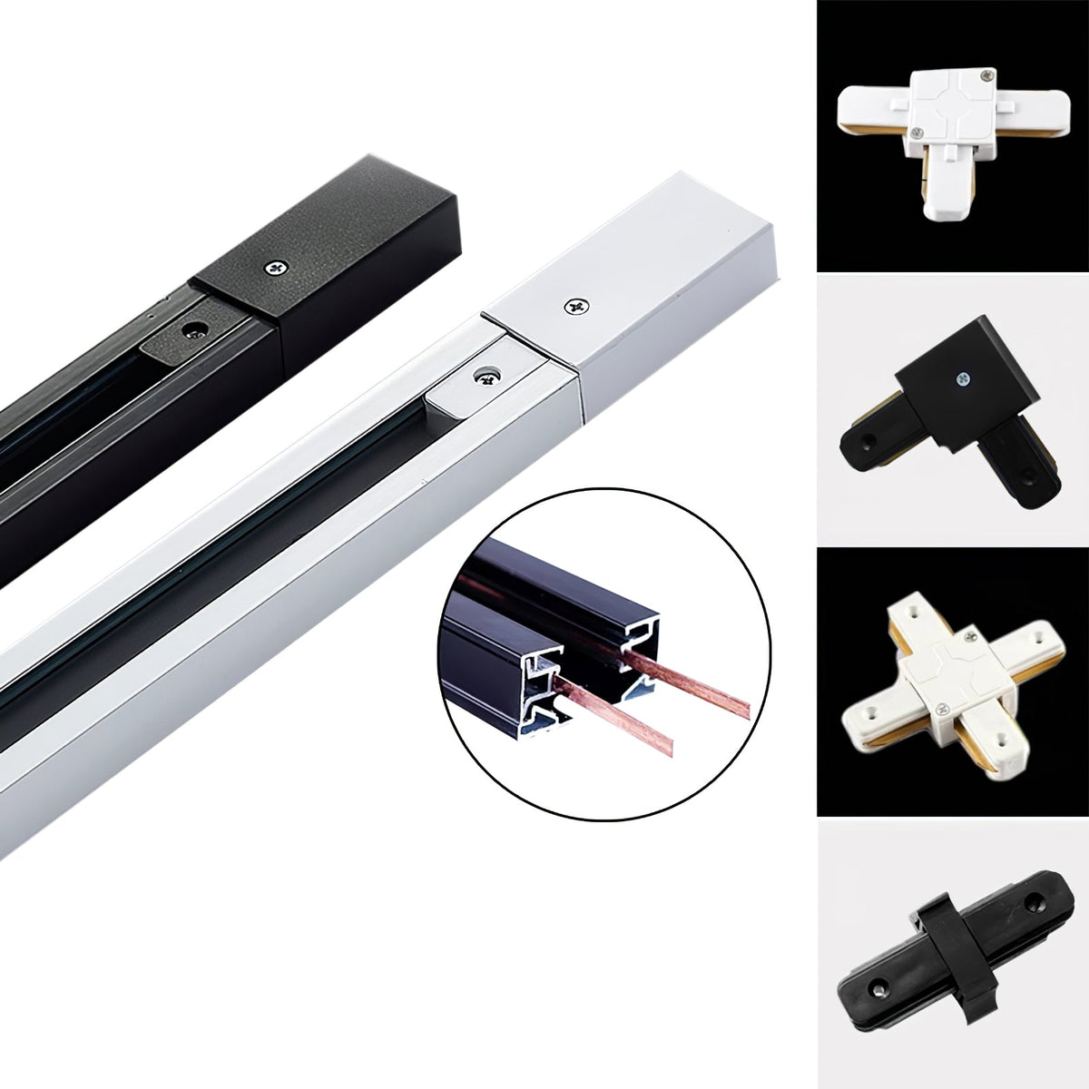 Acessórios para iluminação de calha Phaedra