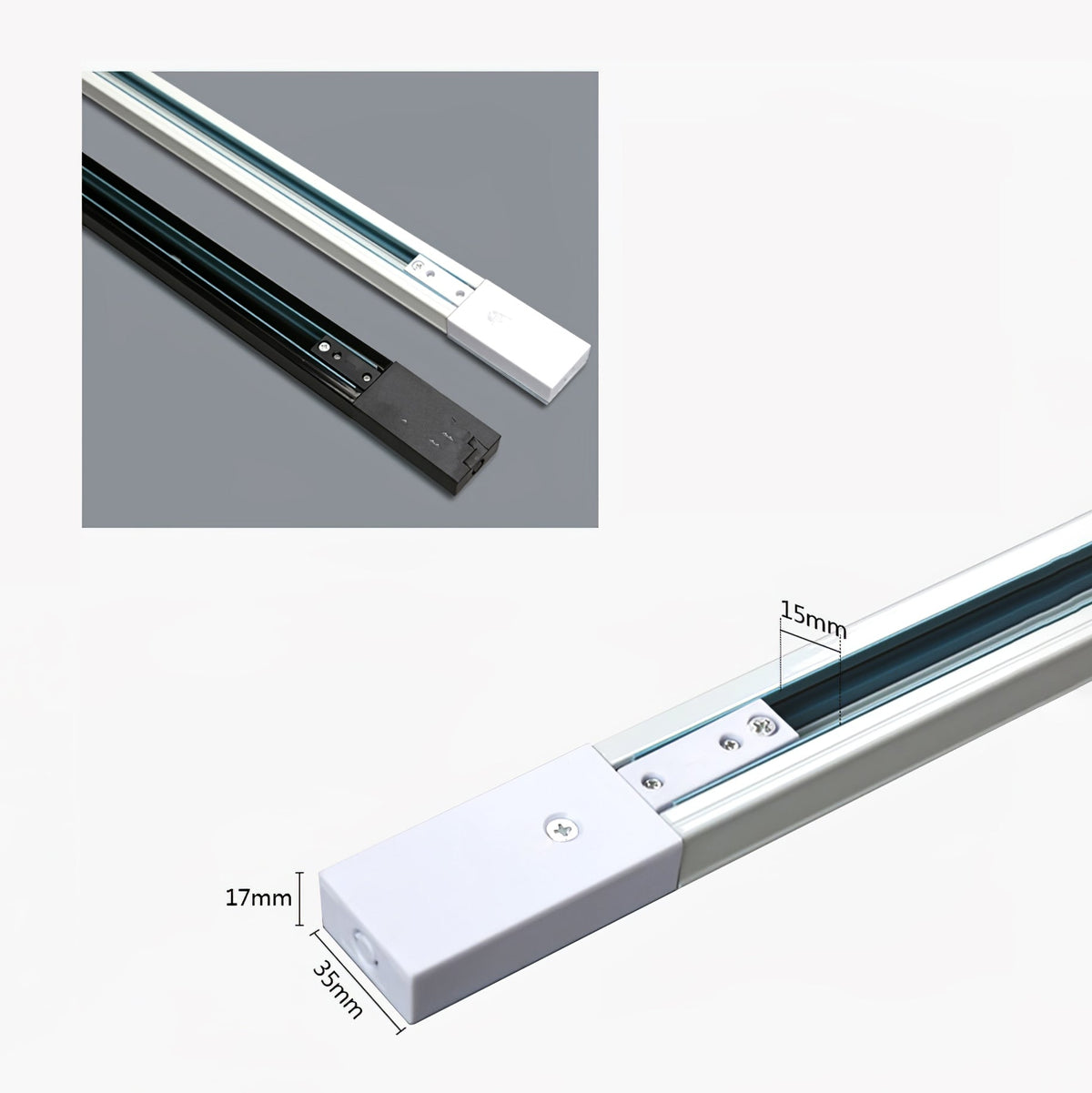 Acessórios para iluminação de calha Phaedra