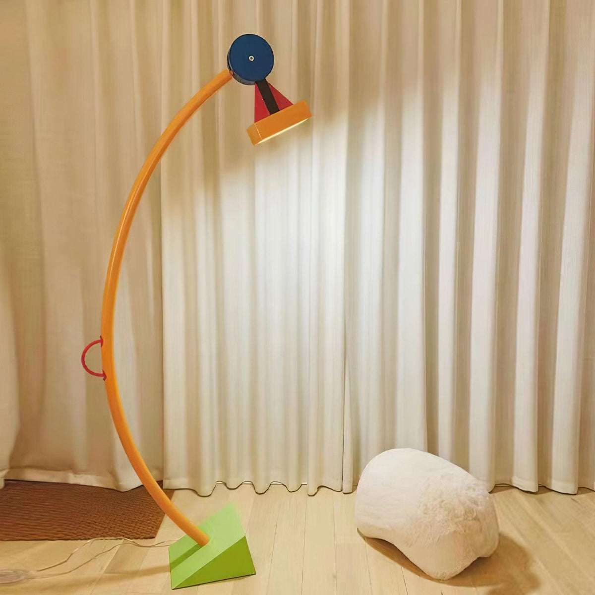 Ecori konstnärlig golvlampa i akryl