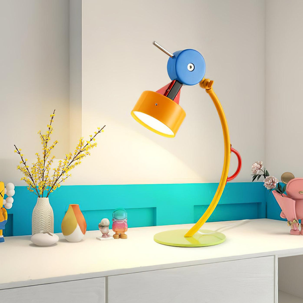 Niraneria kunstnerisk akrylbordlampe