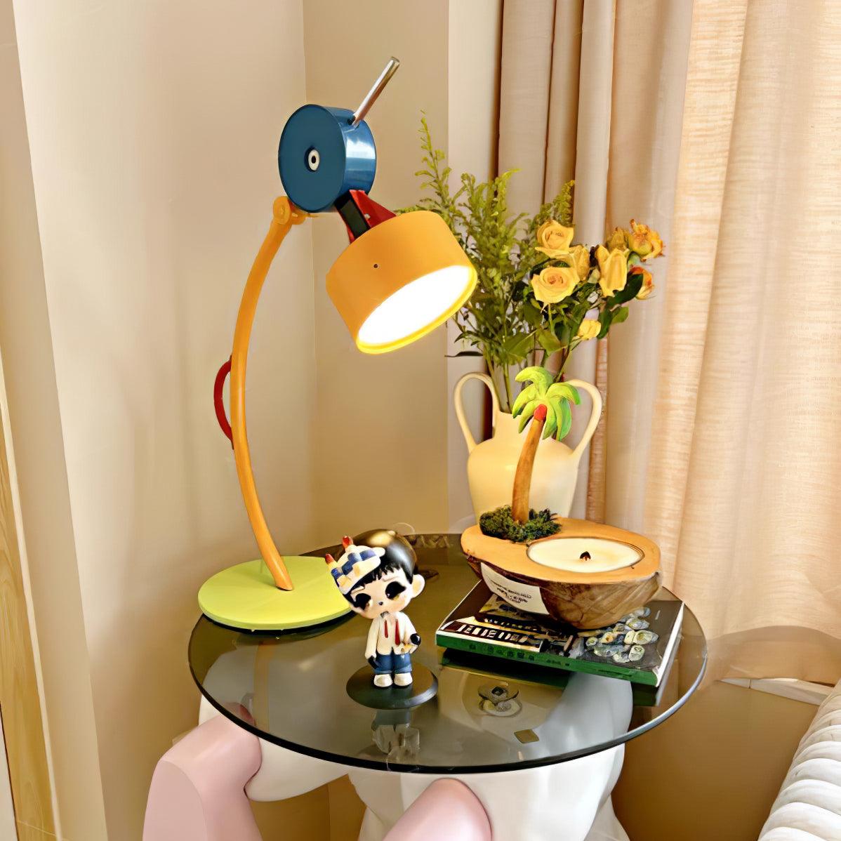 Niraneria kunstnerisk akrylbordlampe