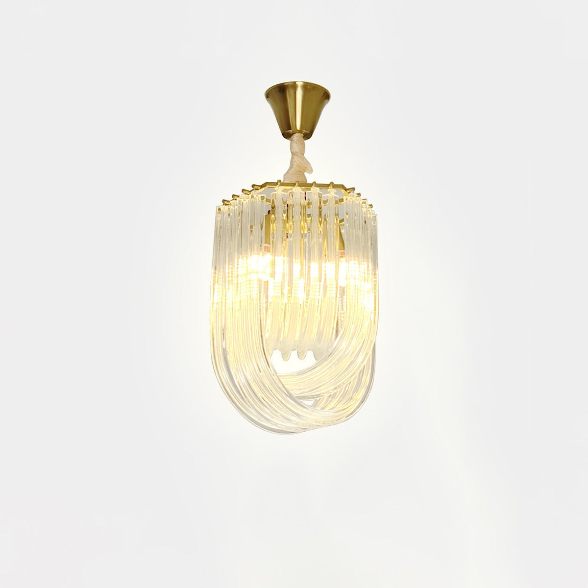 Sylnen Chandelier Clear Curved Tiered