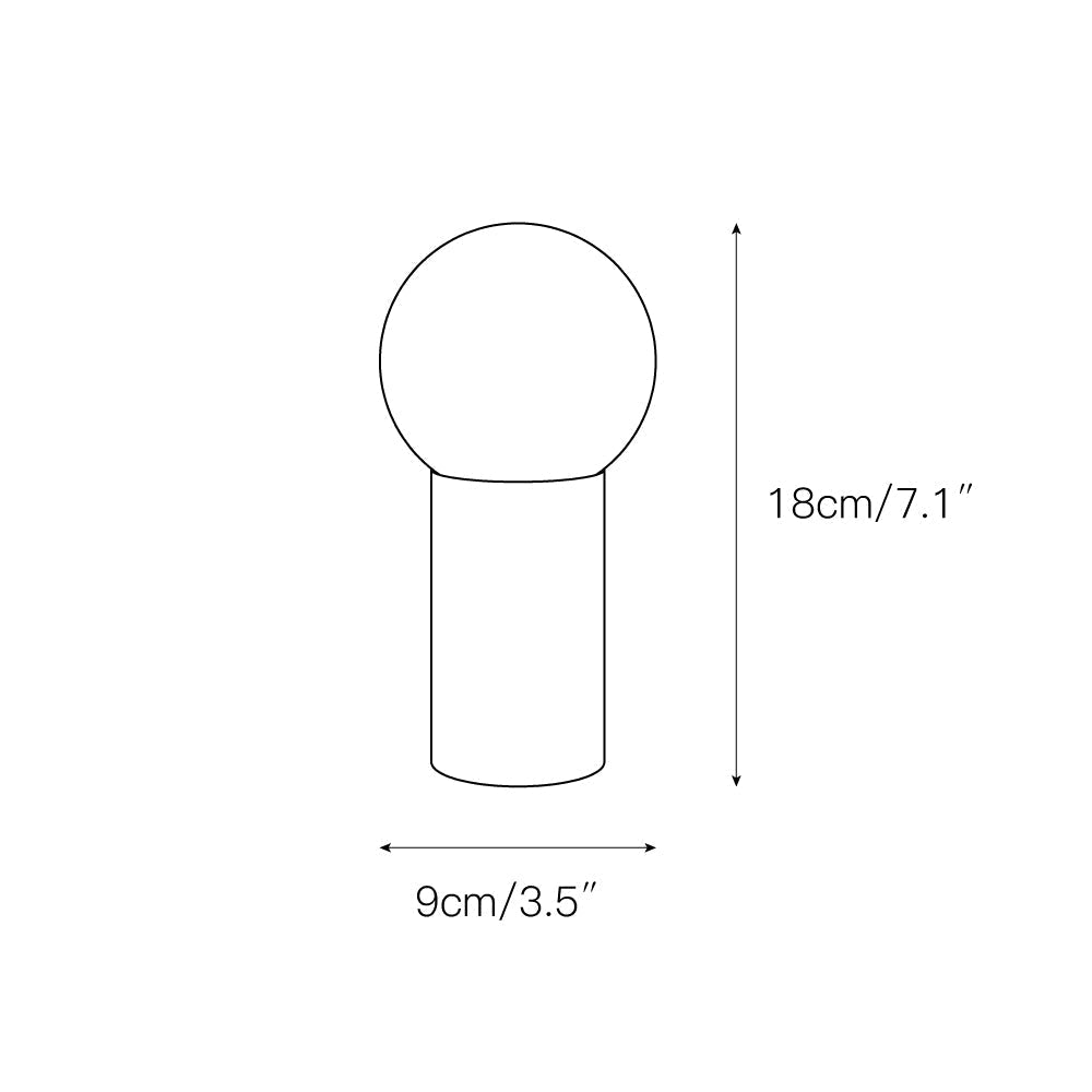 Elaorine bordslampa (inbyggt batteri)