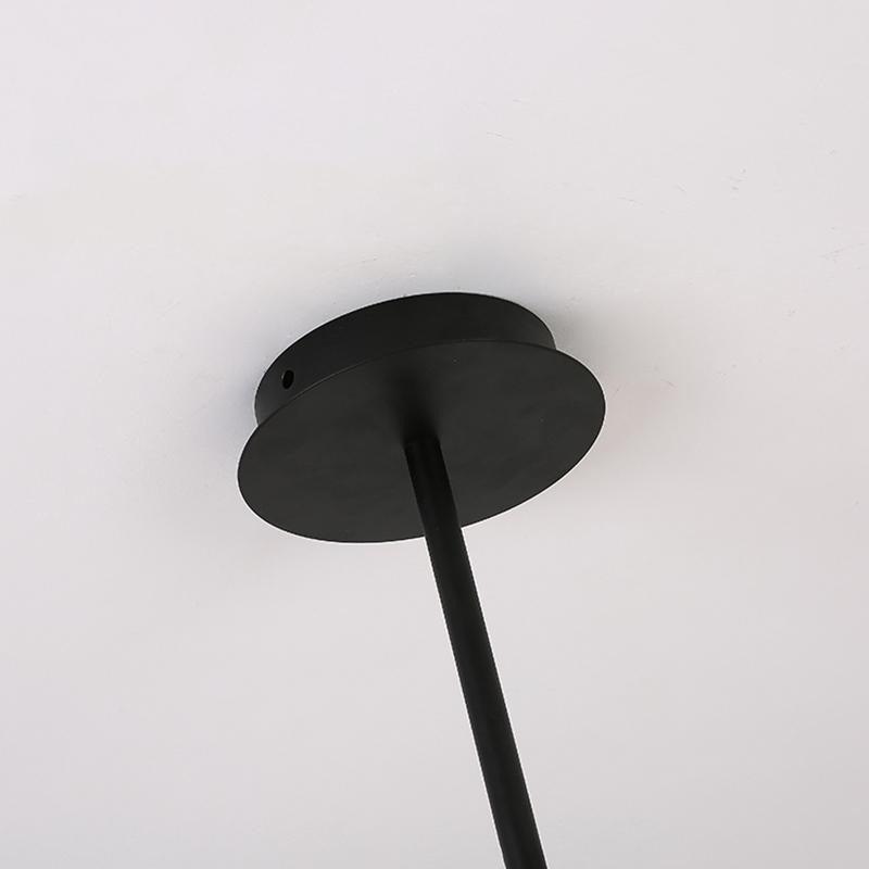 Candeeiro de teto Solenelle, cilindros lineares em latão, estilo tribal