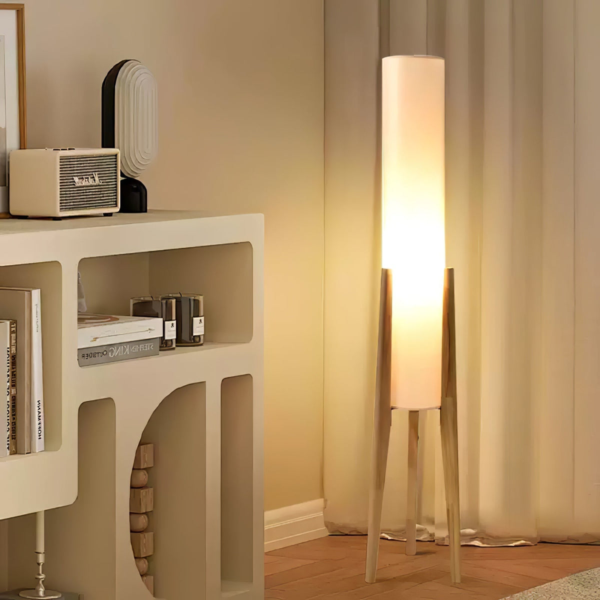 Triluxe Wood & Fabric Modern -lattiavalaisin