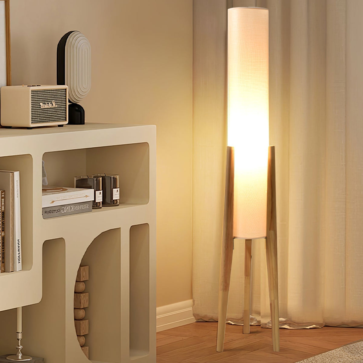 Triluxe Wood & Fabric Modern -lattiavalaisin