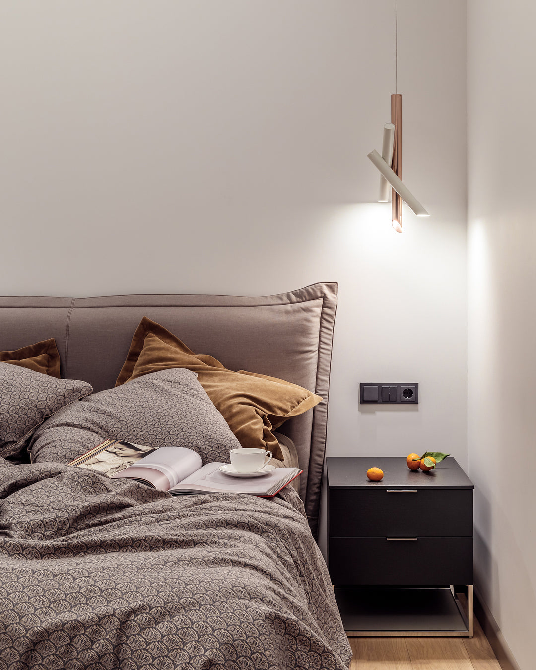 Erixon pendel med rør i aluminium, minimalistisk