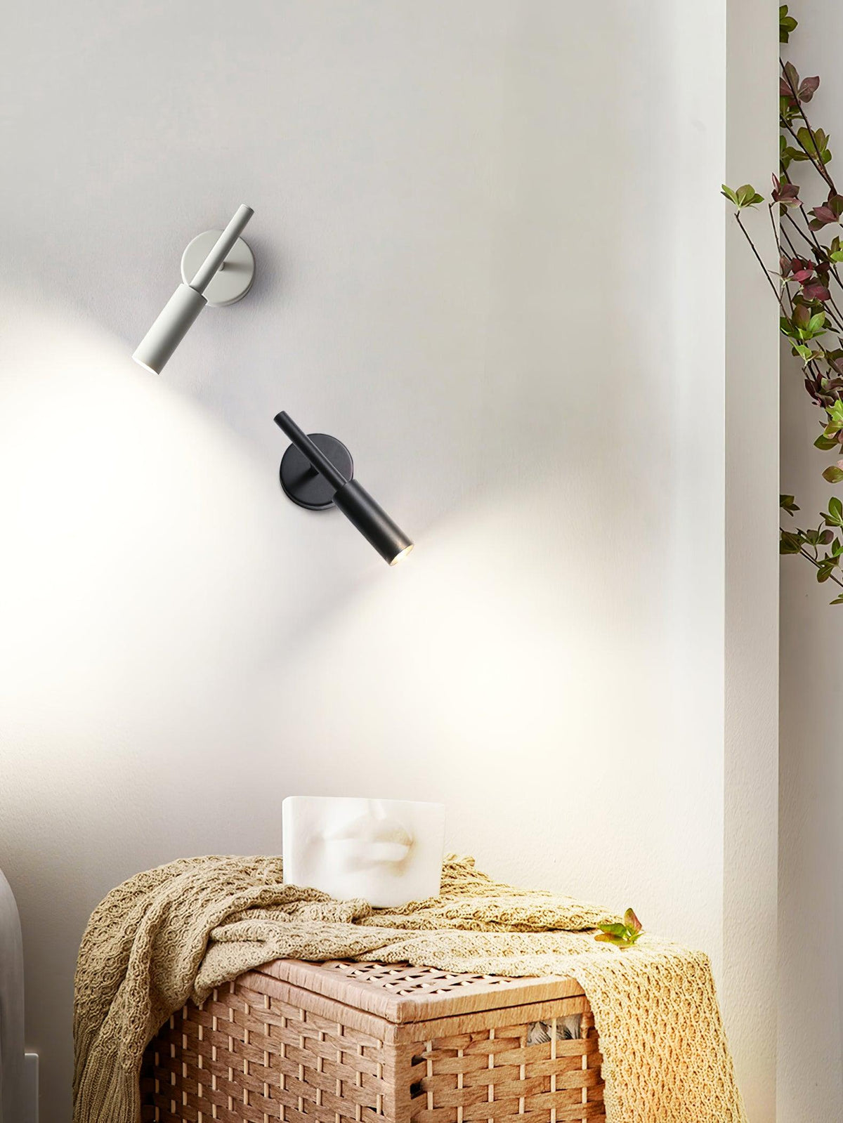 Soriielle moderne minimalistisk væglampe