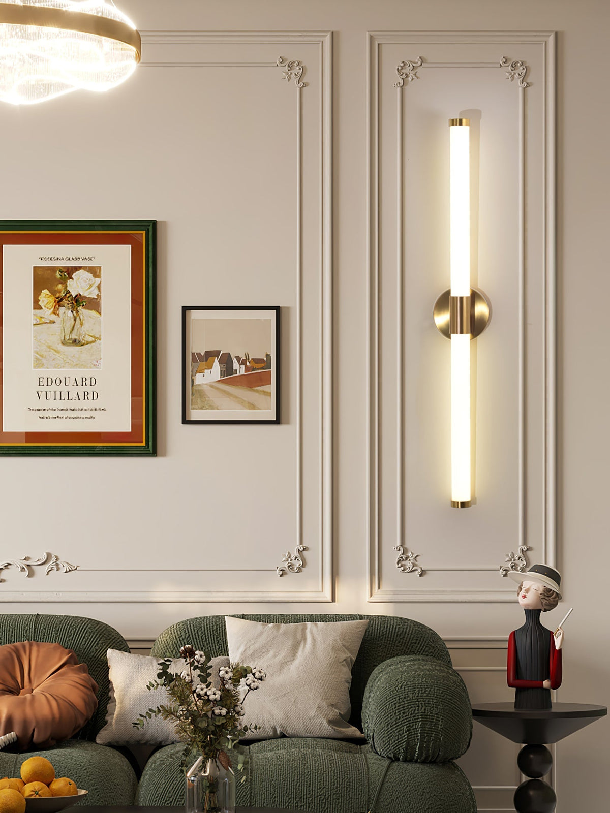 Cecarir kunstnerisk lineær LED-væglampe i Tubo-design