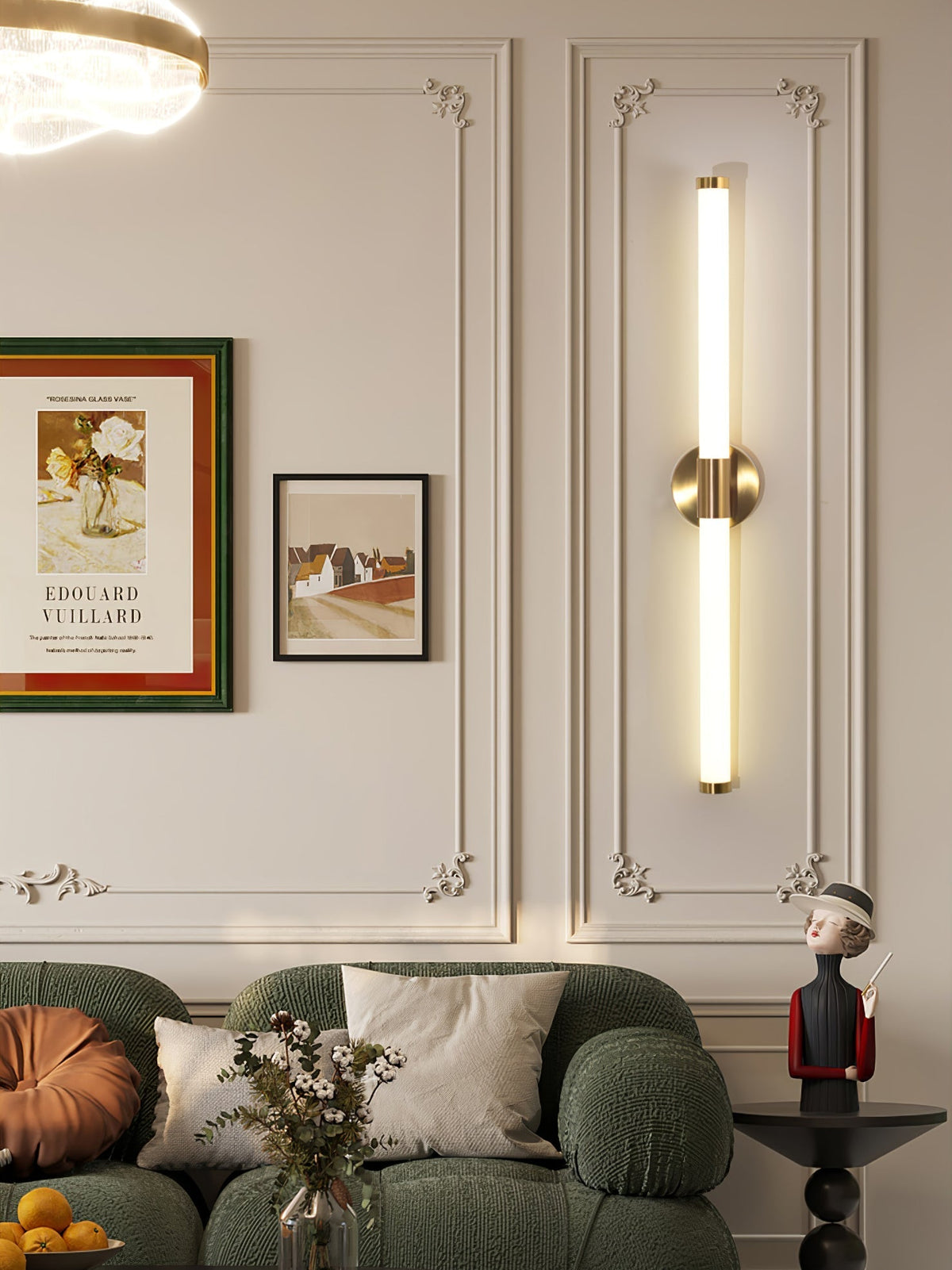 Cecarir kunstnerisk lineær LED-væglampe i Tubo-design
