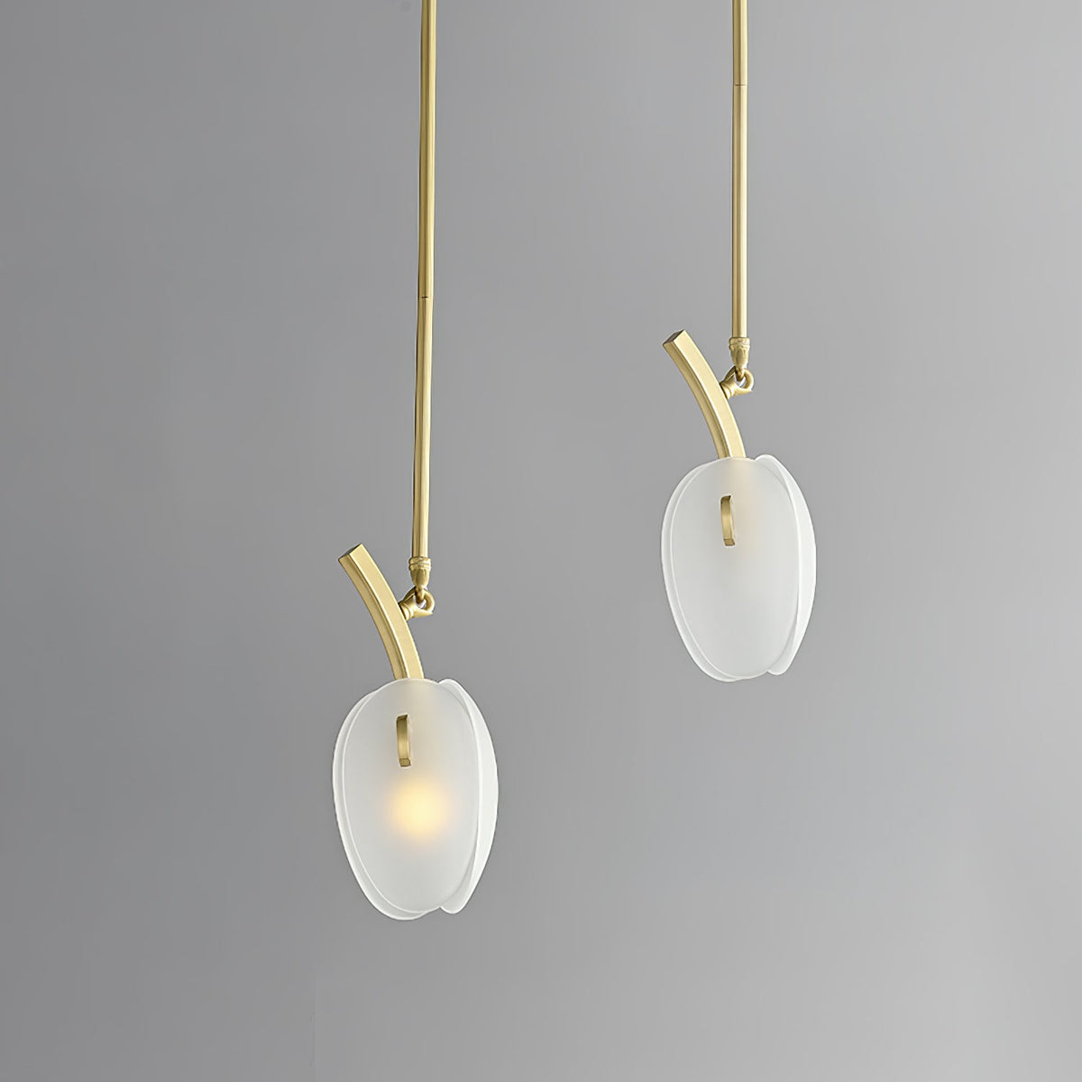 Blossom moderne glaslysekrone