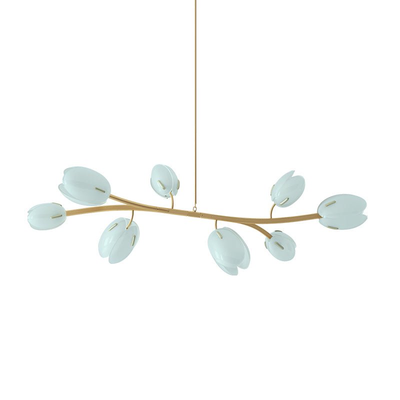 Blossom moderne glaslysekrone