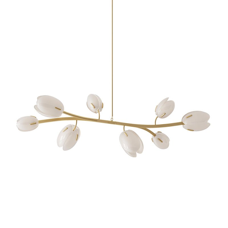 Blossom moderne glaslysekrone