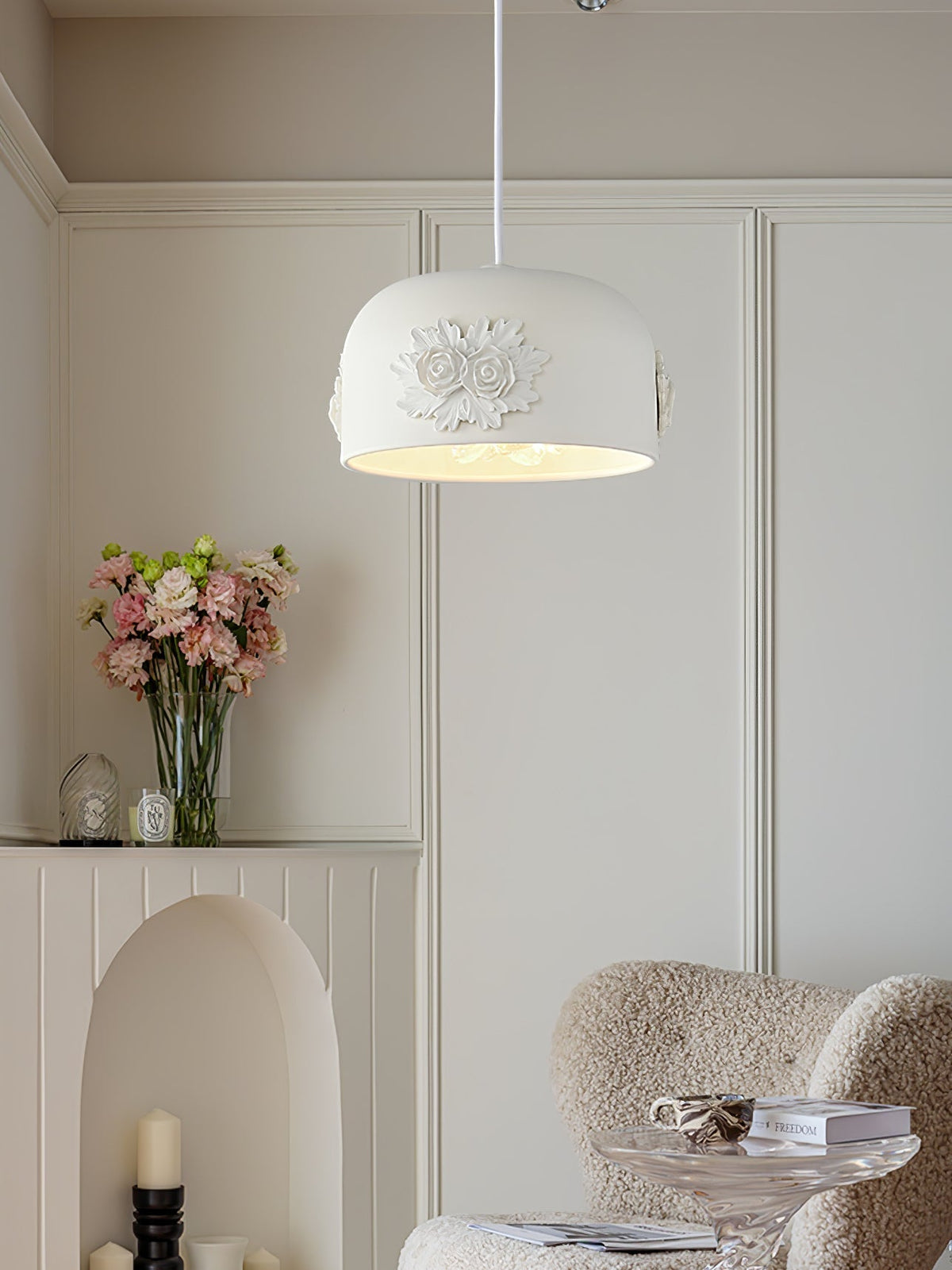 Vilaeos minimalistisk vägglampa i harts
