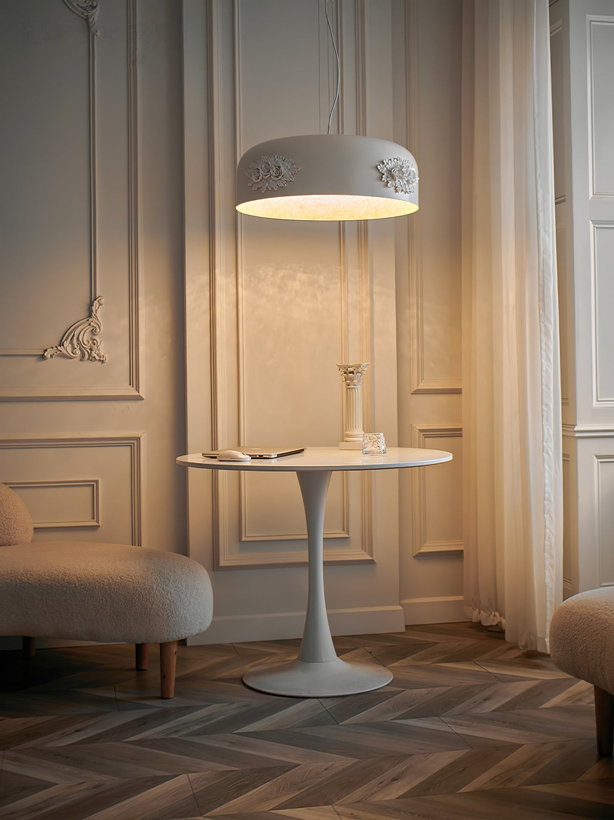 Vilaeos minimalistisk vägglampa i harts