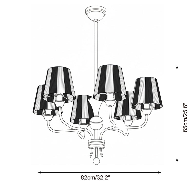 Candelabro Viraaaine Stripe