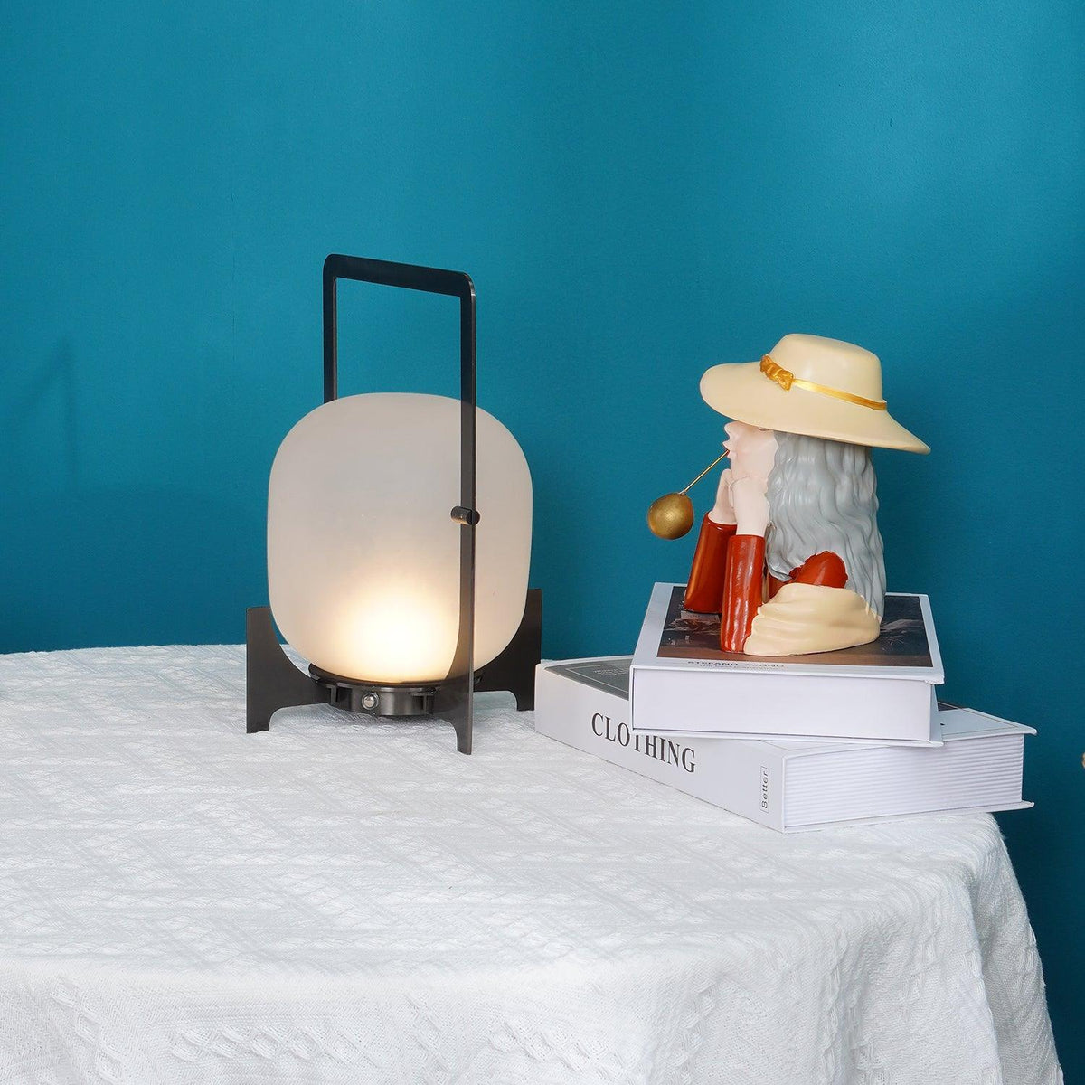 Calderis svartur Twilight-borðlampi