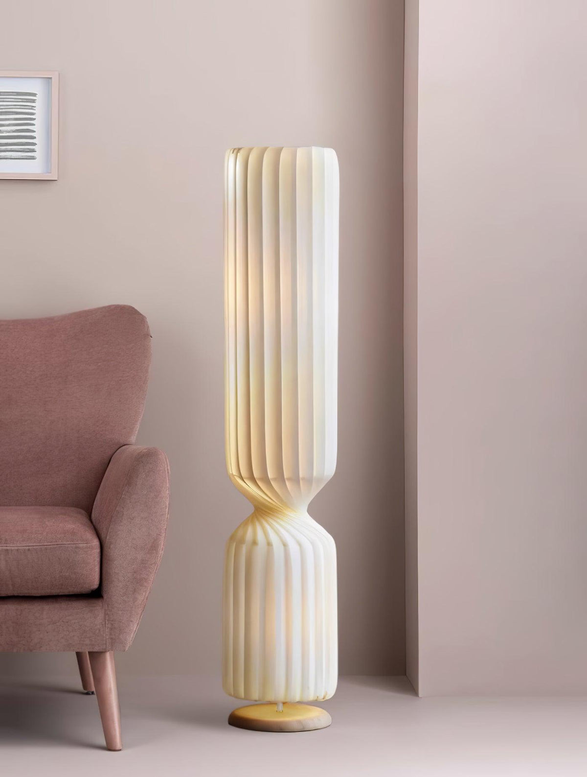 Oraeoril modern golvlampa i PVC