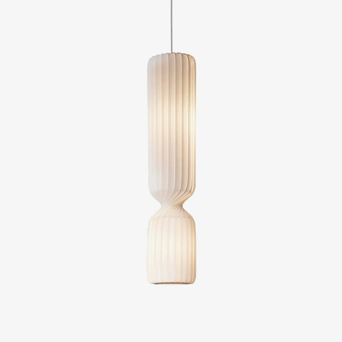 Candeeiro suspenso minimalista em PVC Twist