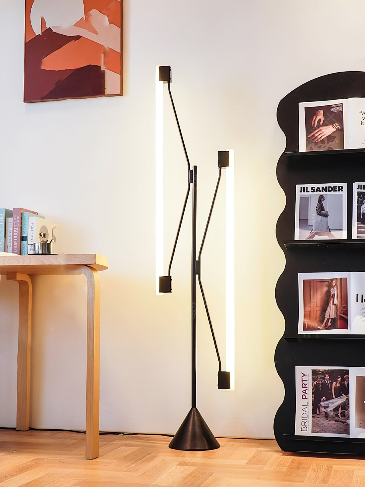 Axis gulvlampe med to rør