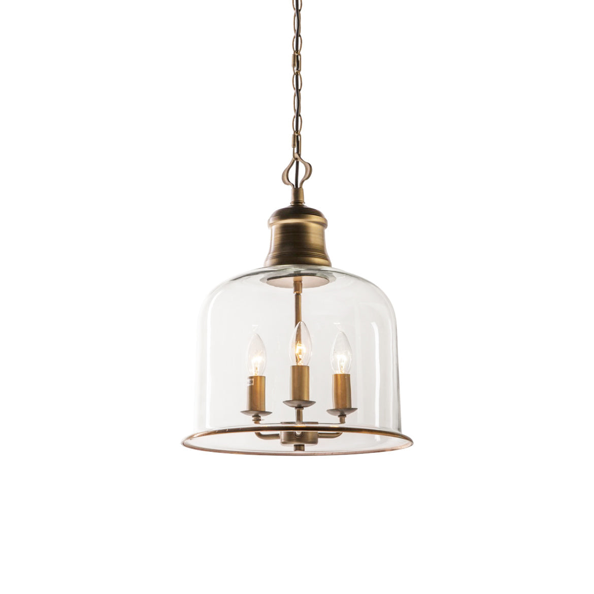 Celaniella vintage-pendel i glas med elegant udtryk
