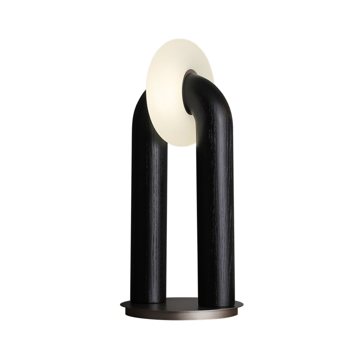 Elvelelia vintage-bordlampe i træ