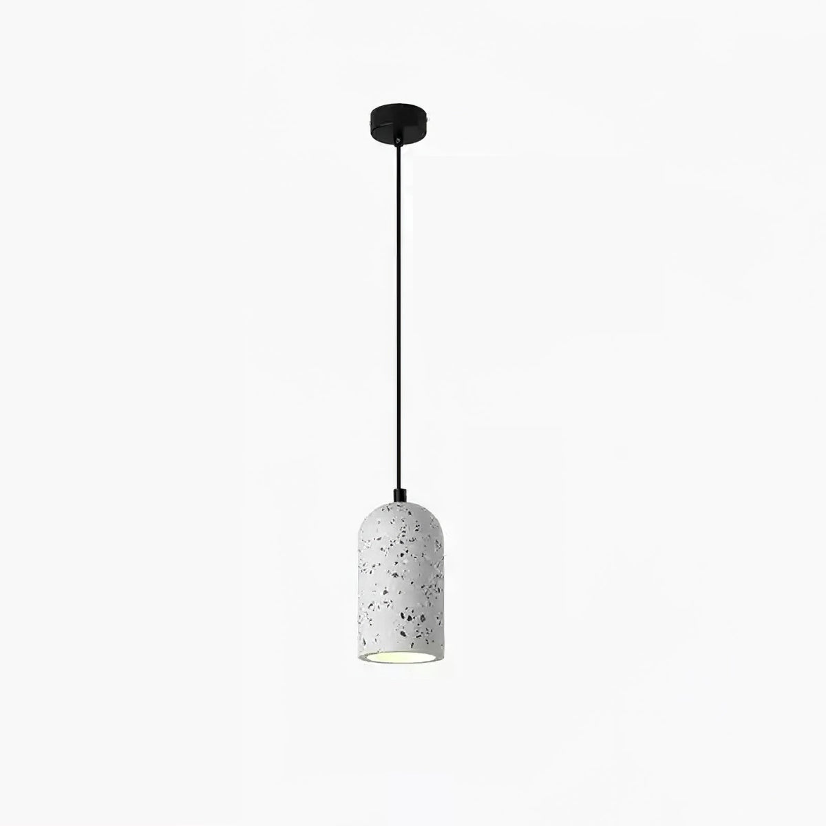 Brol industriel pendellampe i terrazzo