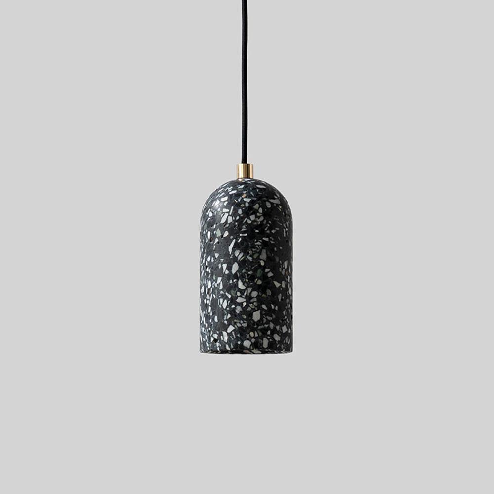 Brol industriel pendellampe i terrazzo