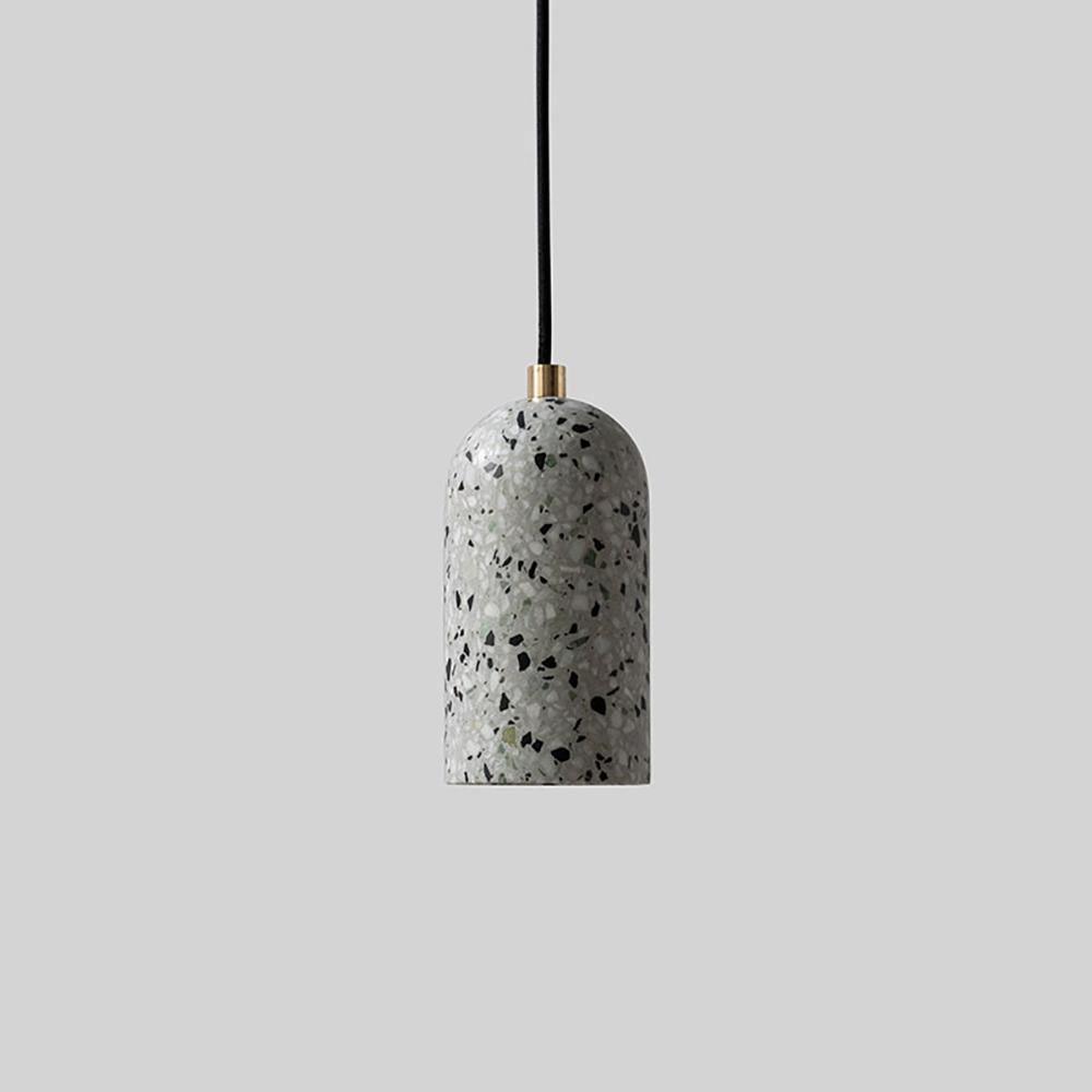 Brol industriel pendellampe i terrazzo