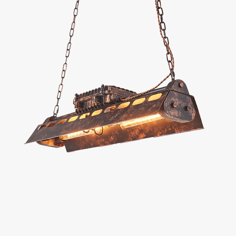 Candeeiro de teto Noah industrial steampunk