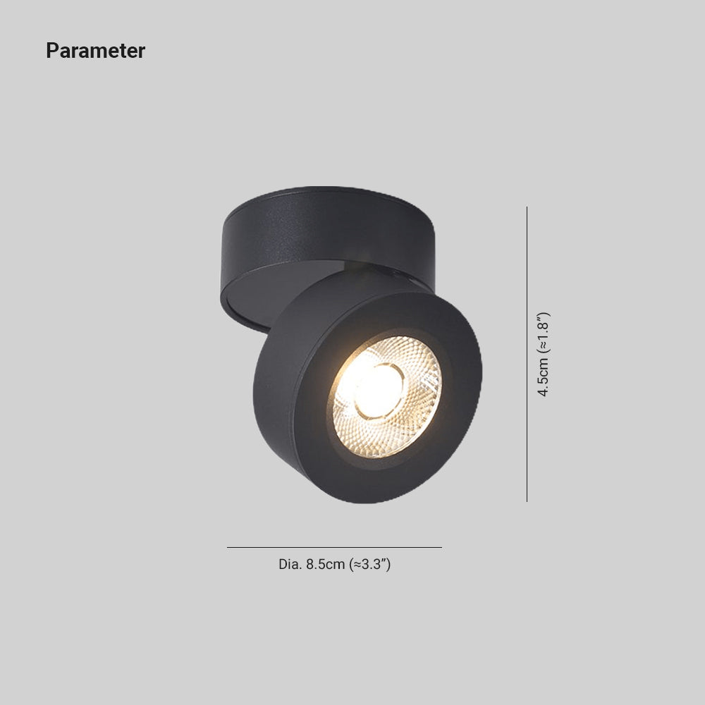 Kex rund, drejelig og justerbar LED-downlight