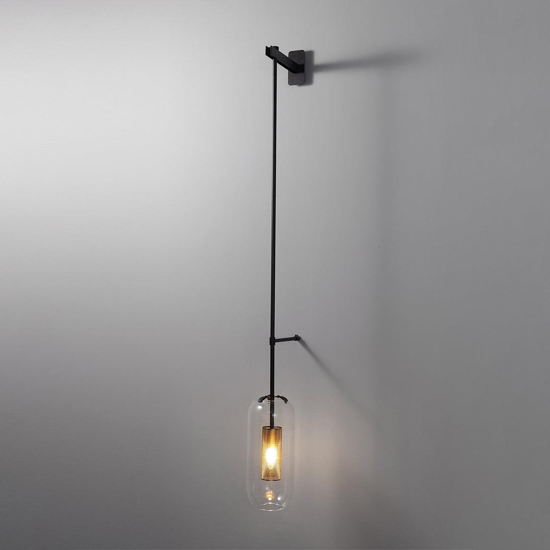 Candeeiro de parede Dae moderno minimalista em vidro
