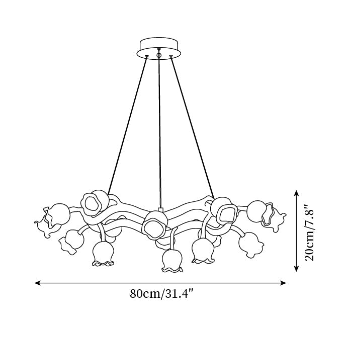 Rivivena Chandelier