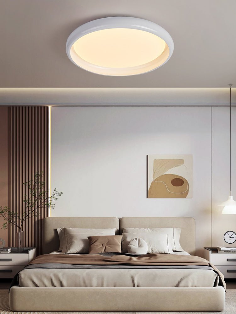 Candeeiro de teto moderno minimalista em nogueira Zesolis